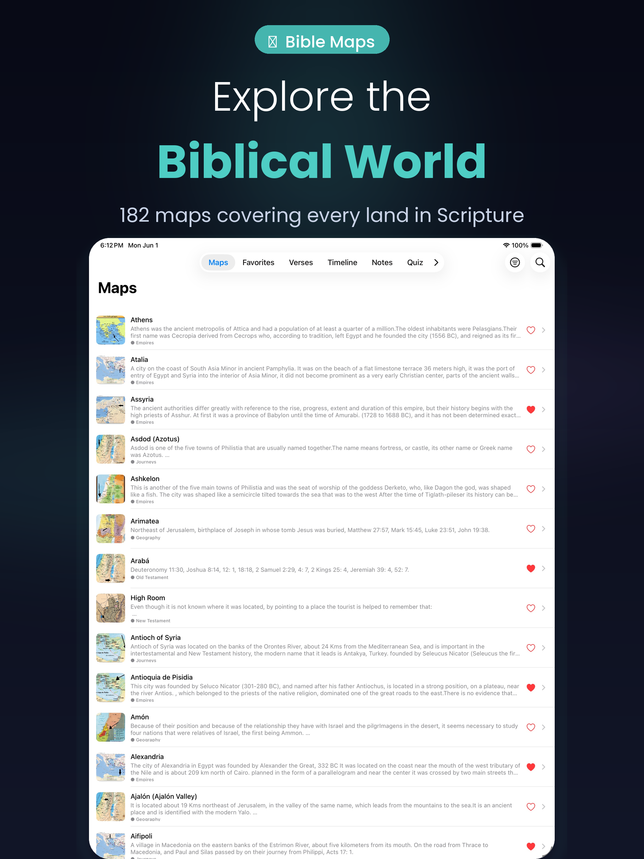 Bible Maps: Scripture Atlas
