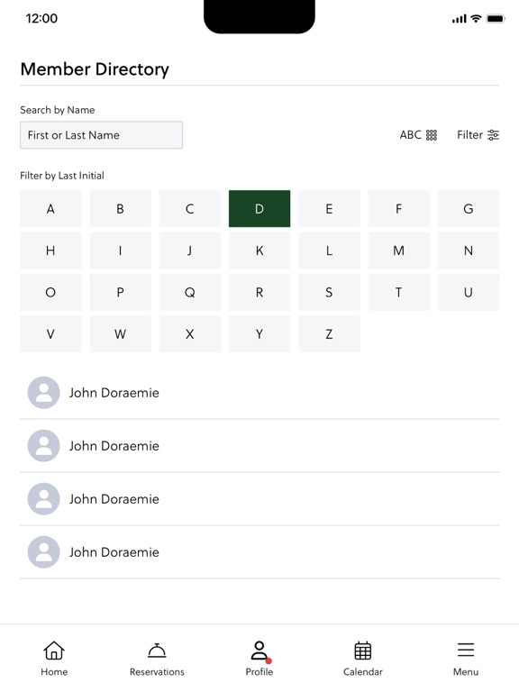 Barrington Hills Country Club iPad screenshot 4 - Lifestyle app