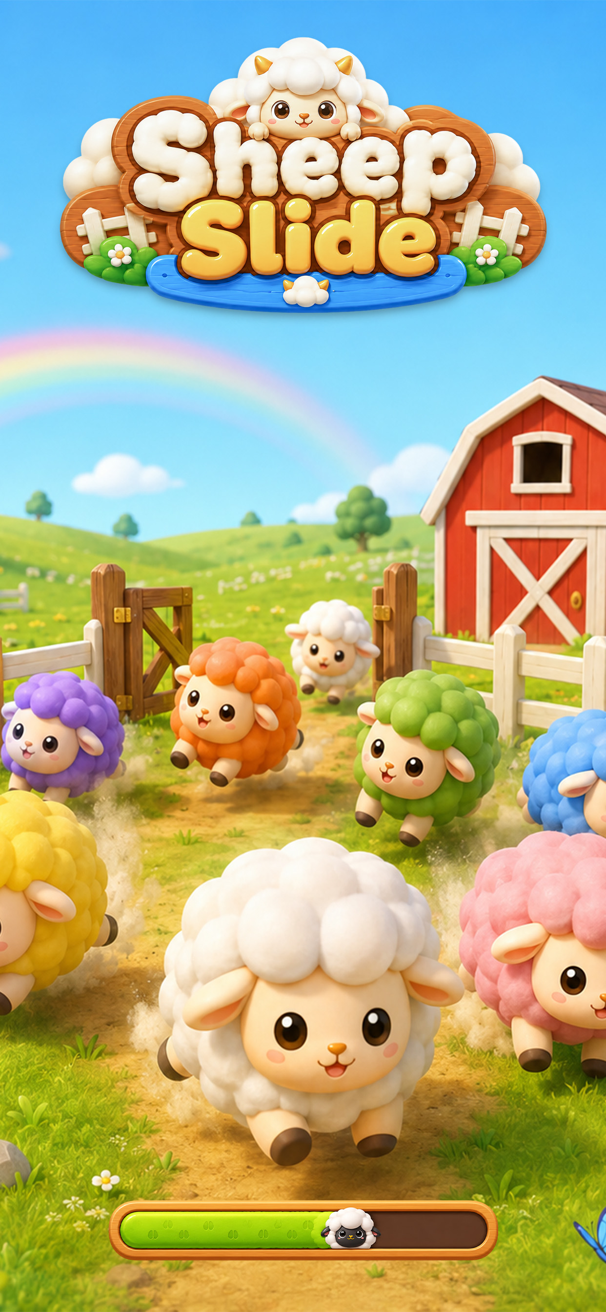 Sheep Slide: Unblock Jam Farm