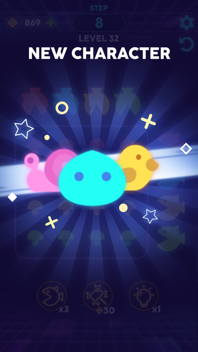 Beanfish: Clear the Color Dots Screenshot