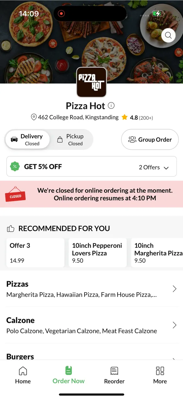 Screenshot #2 pour Pizza Hot Kingstanding