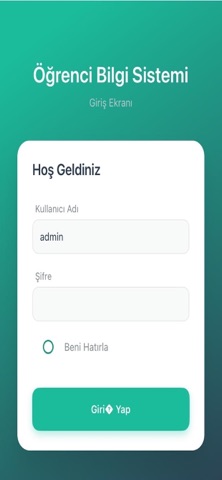 OgrenciBilgiSistemi Screenshot 2 of 6