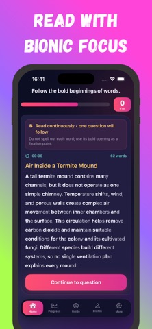 Speed Reading: Speed Reader iPhone screenshot