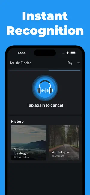 Music Finder - Recognize Songs screenshot 1