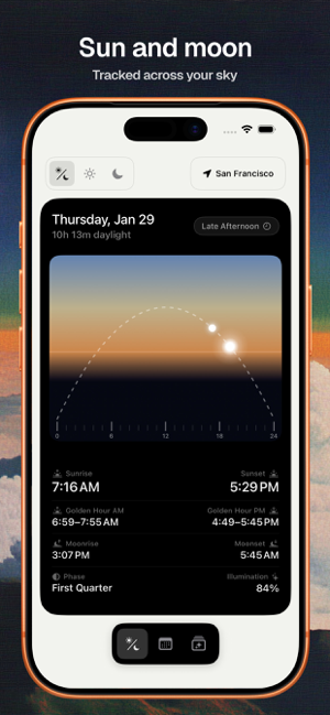Solar Arc – Sun & Moon Tracker Screenshot