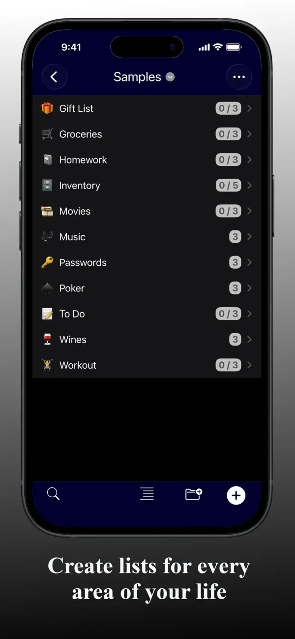 #1. Infinity Lists (iOS) От: Elijah Rappaport