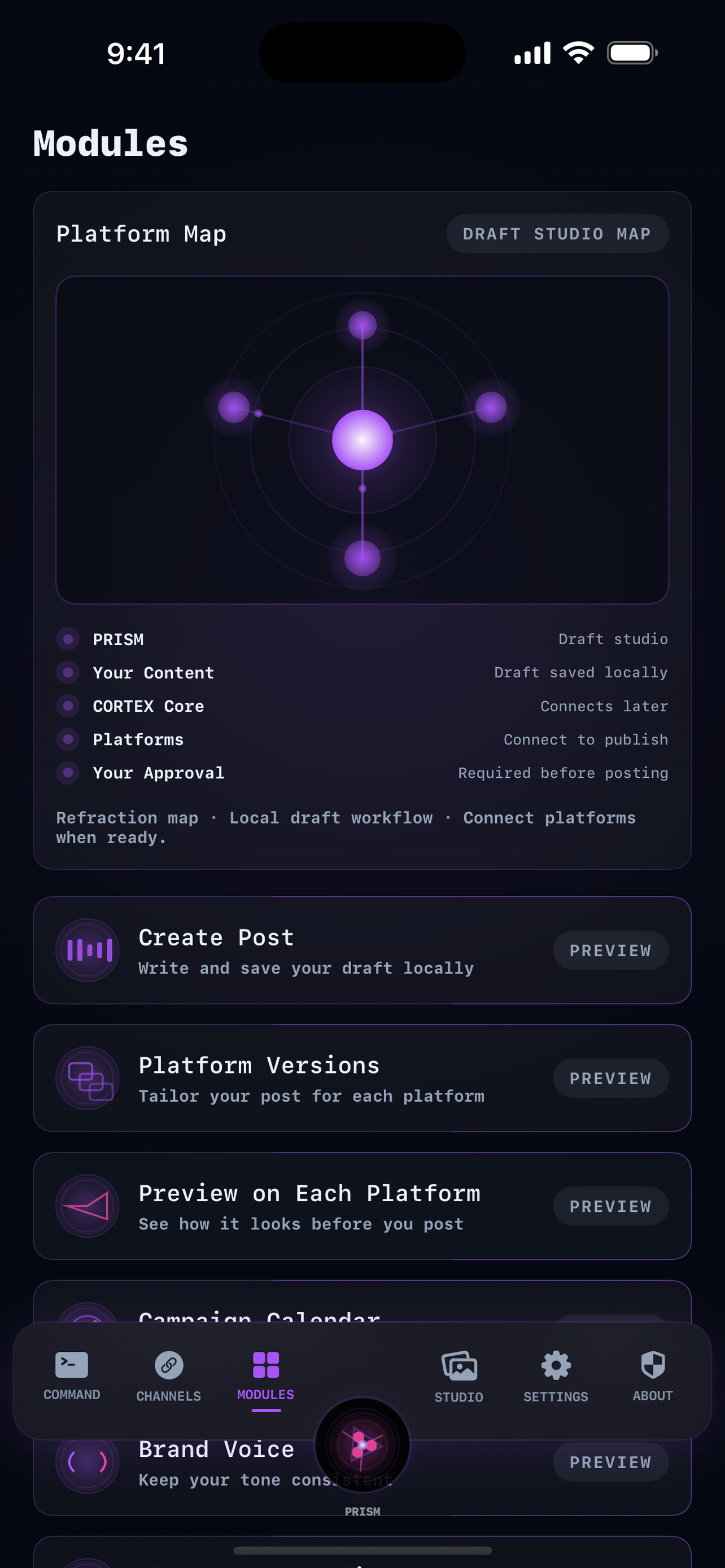CORTEX PRISM screenshot 4