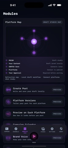 CORTEX PRISM iPhone screenshot