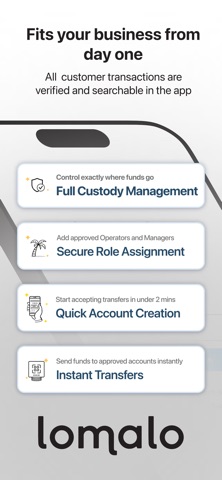 Lomalo Enterprise iPhone screenshot