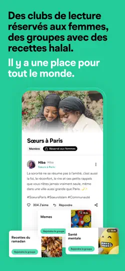 Capture d'écran de Le Réseau Pour Musulmans sur iPhone 3