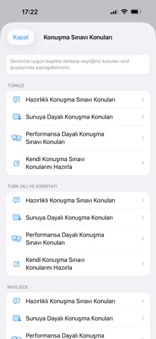 Konuşma Sınavı screenshot