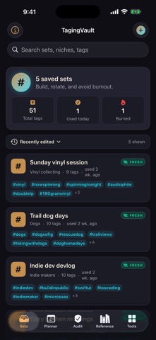 TagingVault Screenshot 1 of 5