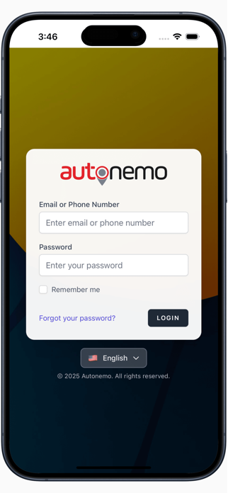 Autonemo Dealer App Screenshot 1 of 5