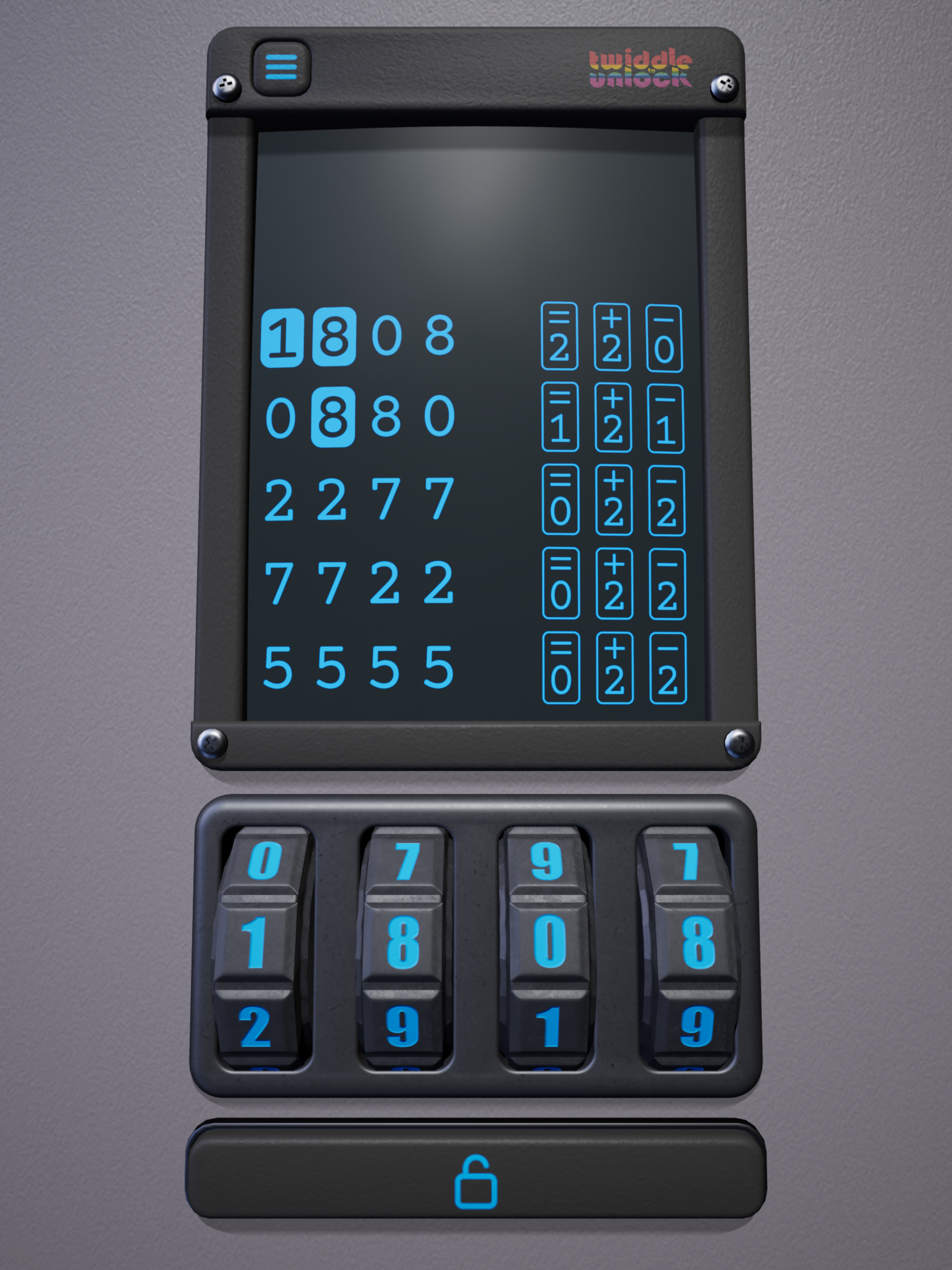 Twiddle to Unlock