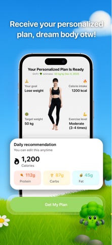 GinFit: AI Calorie Scanner Pet iPhone screenshot