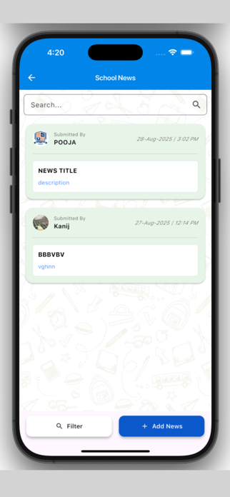 eTab Teacher App Screenshot 2 of 10