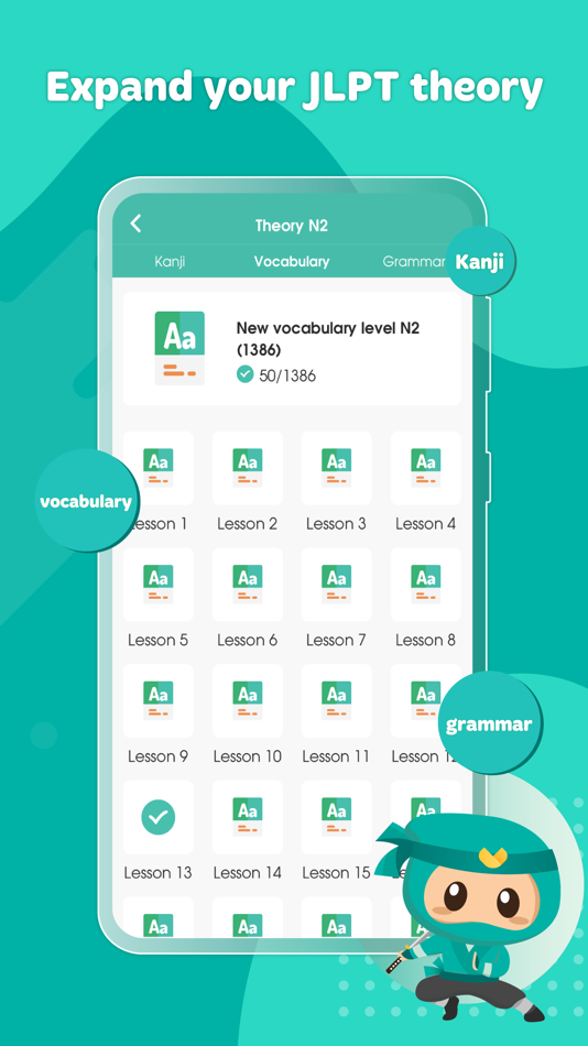 #5. Migii JLPT: JLPT test N5-N1 (iOS) 由: Linh Nguyen