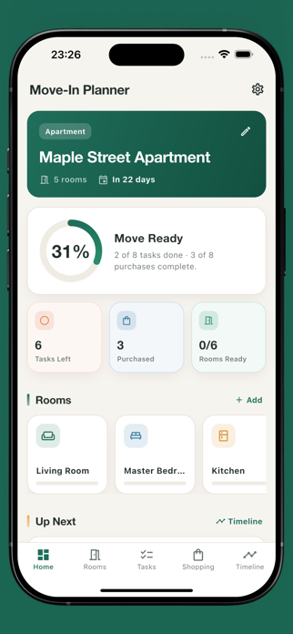 Move-In Planner Screenshot 1 of 5