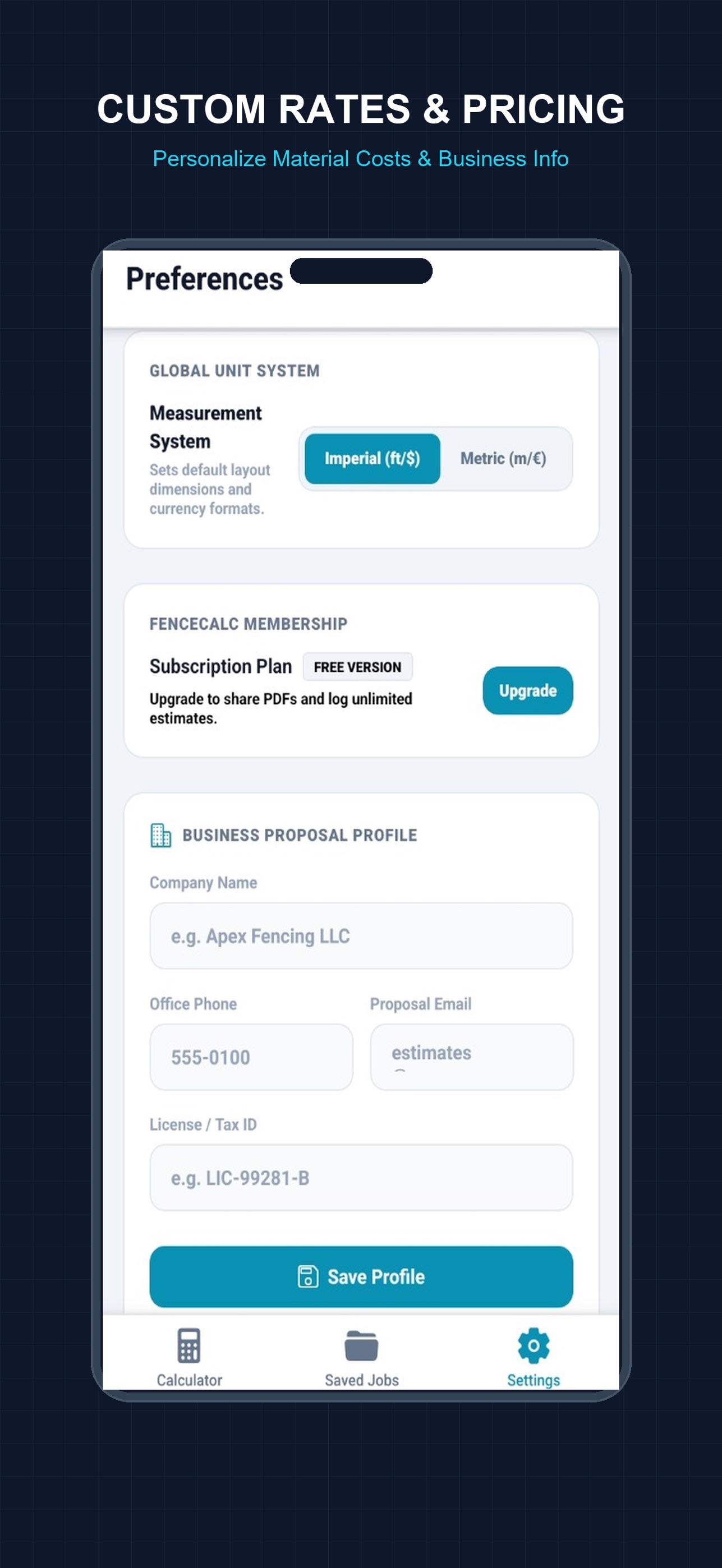 Screenshot 3 of Fence Estimate Pro