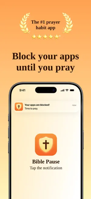 Bible Pause: App Blocker screenshot 1