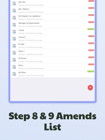 AA 12 Step Toolkit iPad screenshot