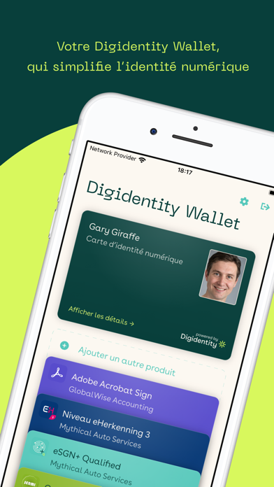 Screenshot #1 pour Digidentity Wallet