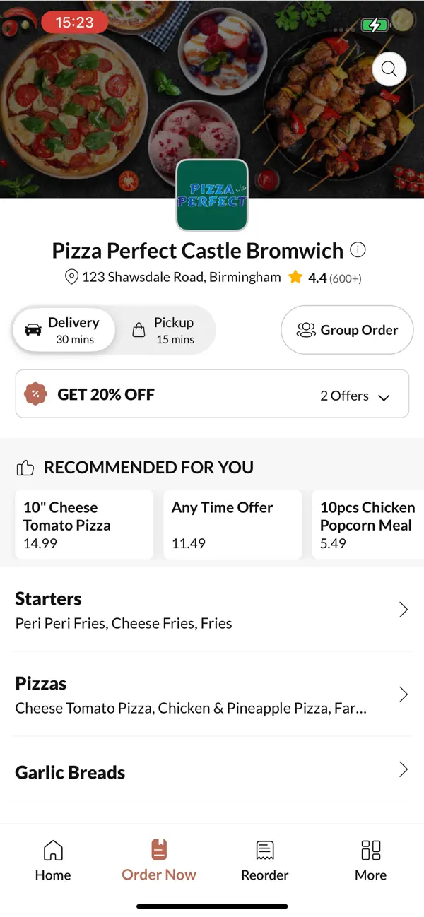Screenshot #3 pour Pizza Perfect Castle Bromwich.