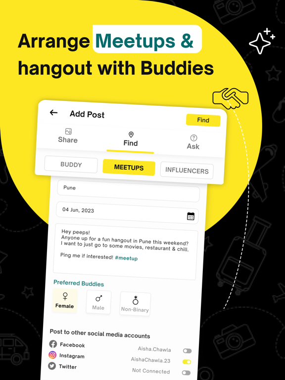 Travel Buddy Meet & Book Trips iPad screenshot 6 - Travel app