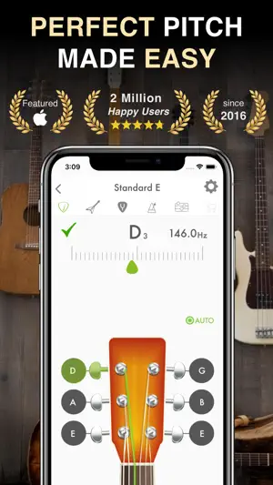 Guitar Tuner: Bass and Ukulele screenshot 1