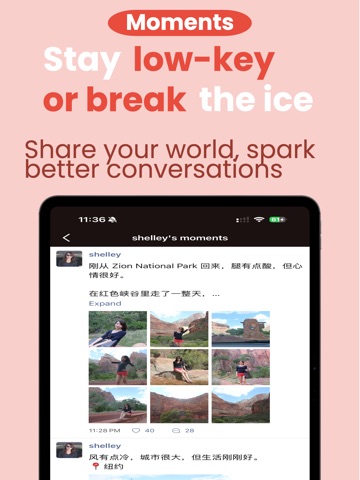 Lovevite 红叶故事 Chinese Dating iPad screenshot