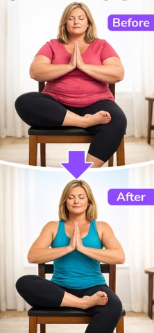 Chair Yoga for Seniors ChairOn iPhone screenshot