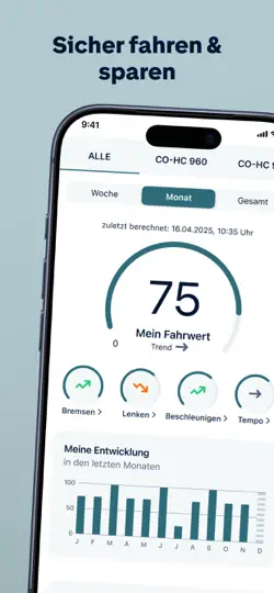 Screenshot von HUK Mein Auto auf dem iPhone 1