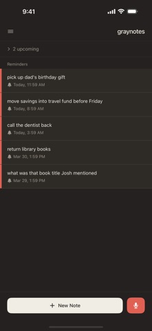 graynotes: hold that thought Screenshot 1 of 5