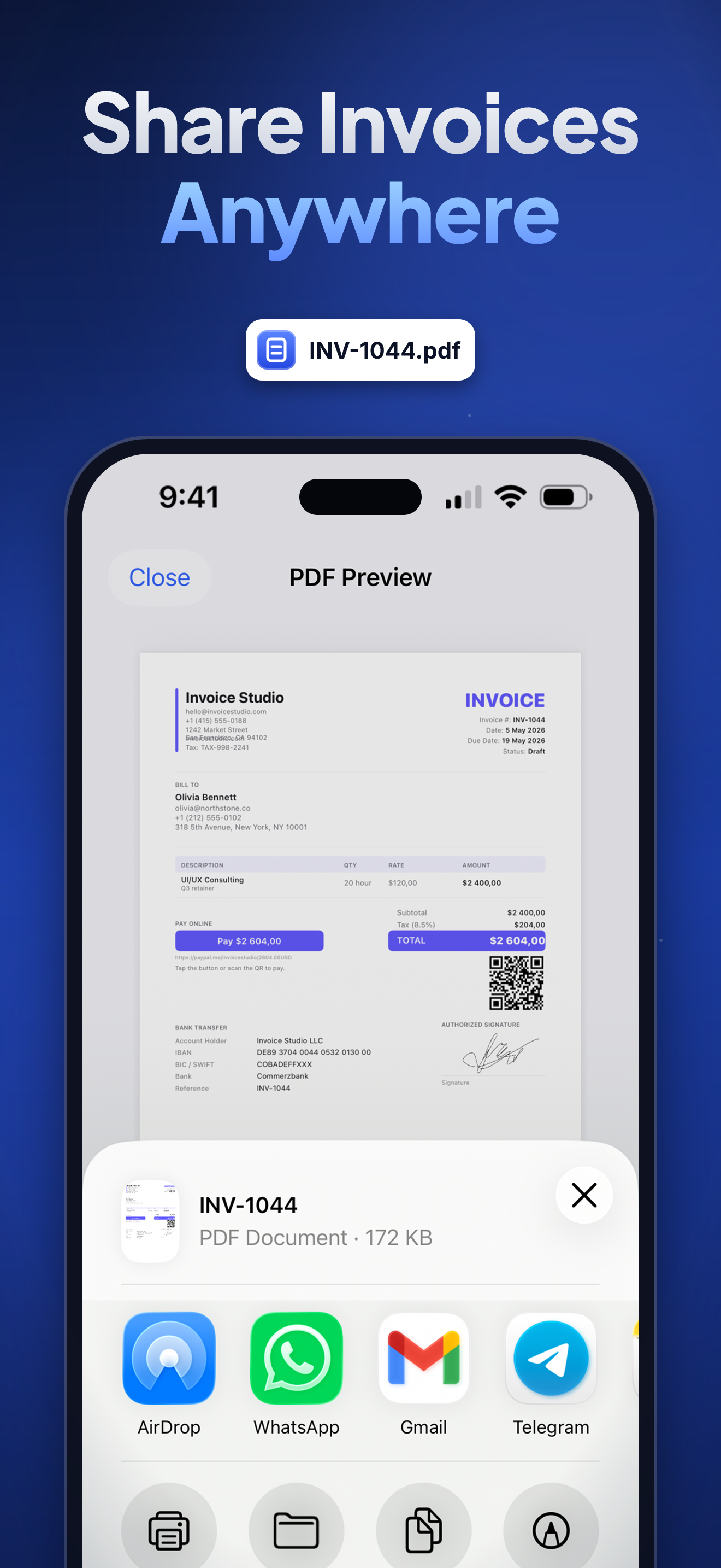Ditly: Simple Invoice Maker screenshot 7
