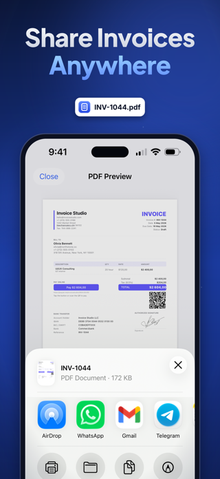 Ditly: Simple Invoice Maker Screenshot 7 of 10