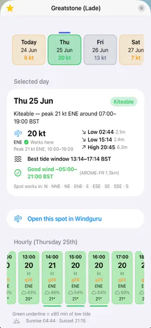 London Kitesurfers (LKSA) screenshot 3