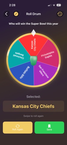 RandoRoll - Spin Wheel Screenshot 8 of 8