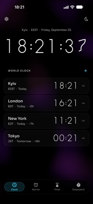 Dzvin: Morphing Clock Widget screenshot 1