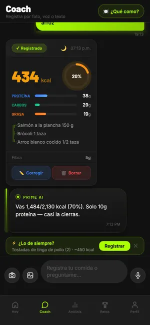 Prime Club: AI Nutrition screenshot 2