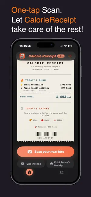 Calorie Receipt: AI Food Log screenshot 4
