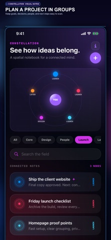 Constellation: Visual Notes screenshot