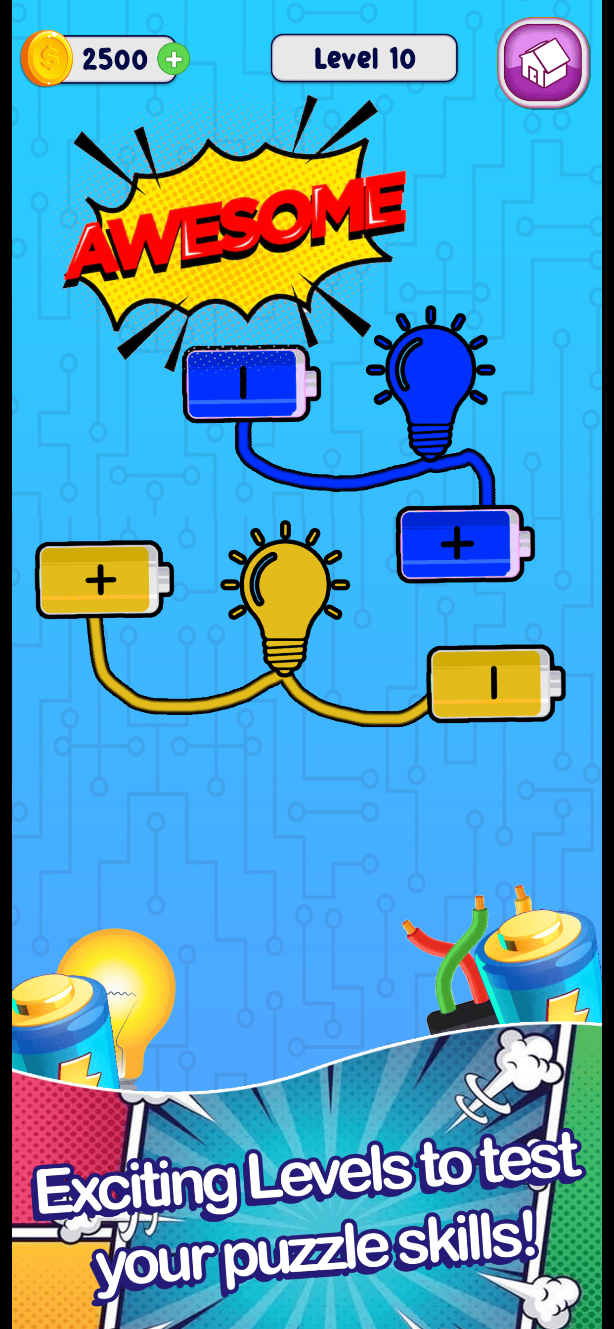Battery Connect: Color Puzzle