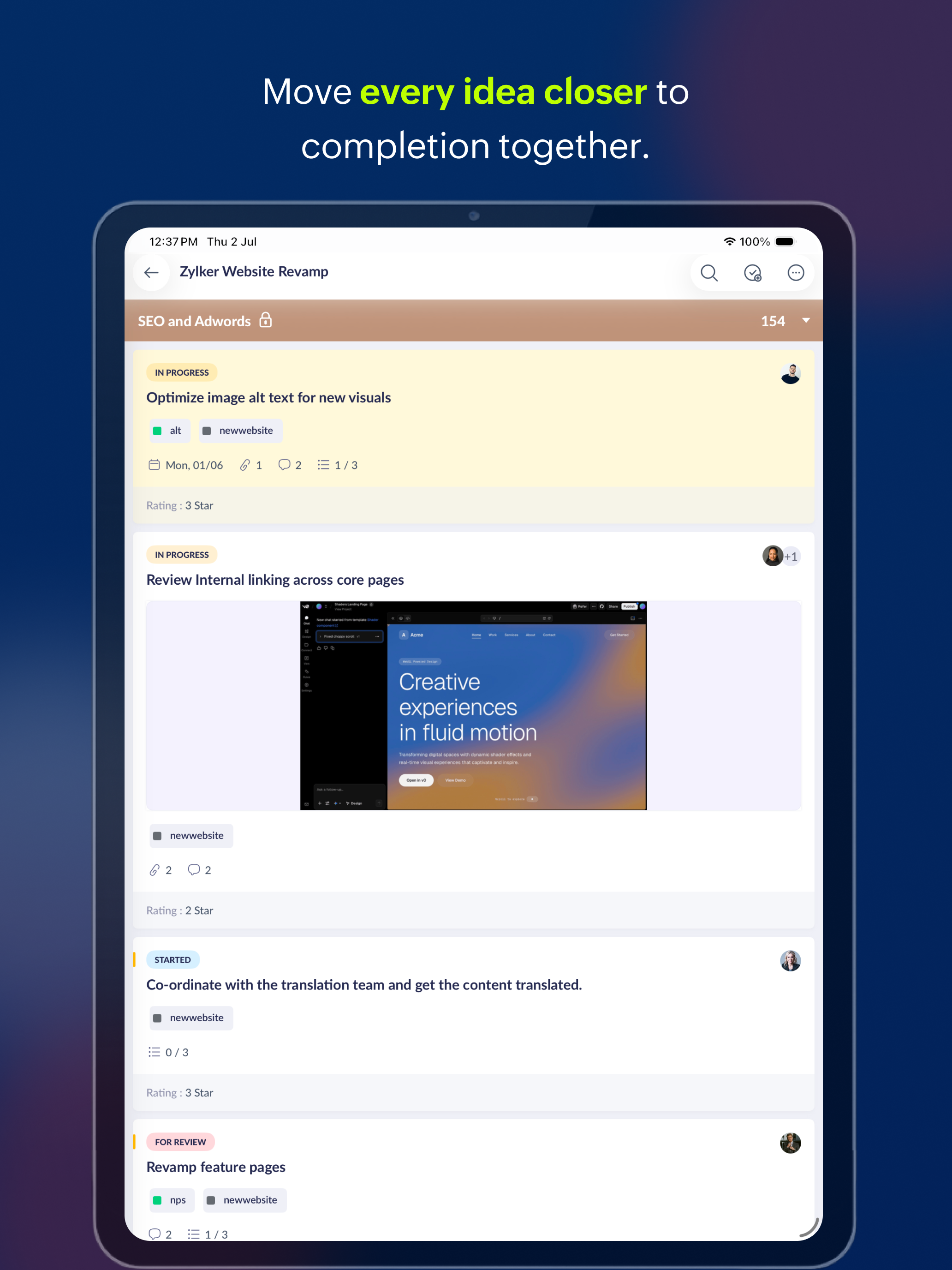 Zoho Connect screenshot 12