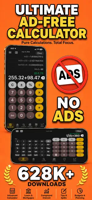 Calculator: No Ads / Ad-Free screenshot 1