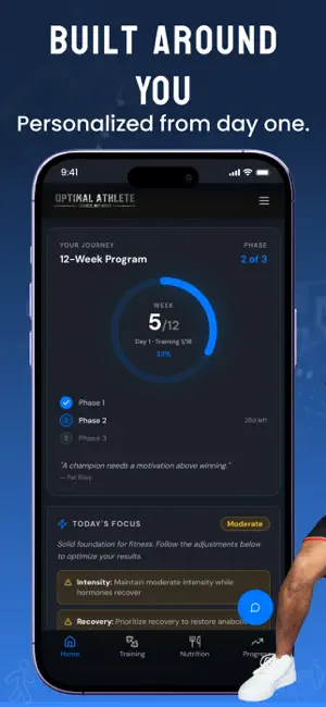 Optimal Athlete: Workout Plans screenshot 1