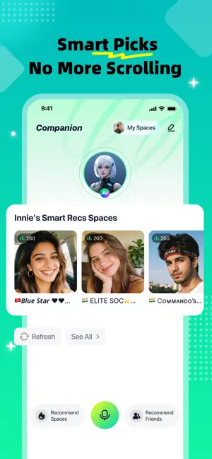 Inparty: AI Social Companion screenshot 2