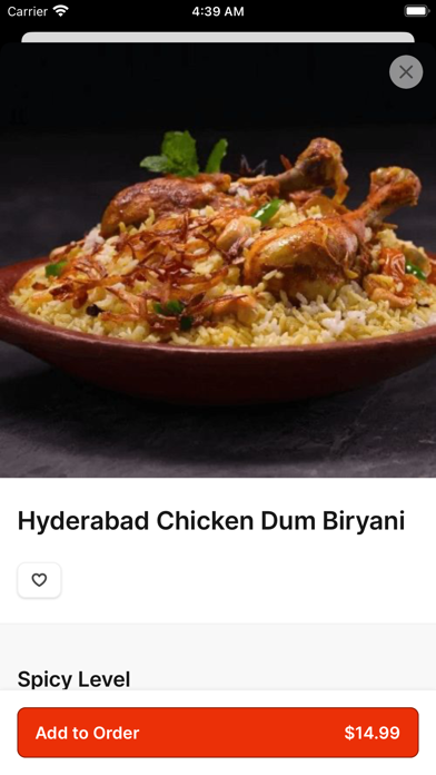 Avinya Indian Cuisine iPhone screenshot 3 - Food & Drink app