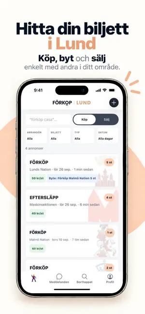 Förköp Lund screenshot 1