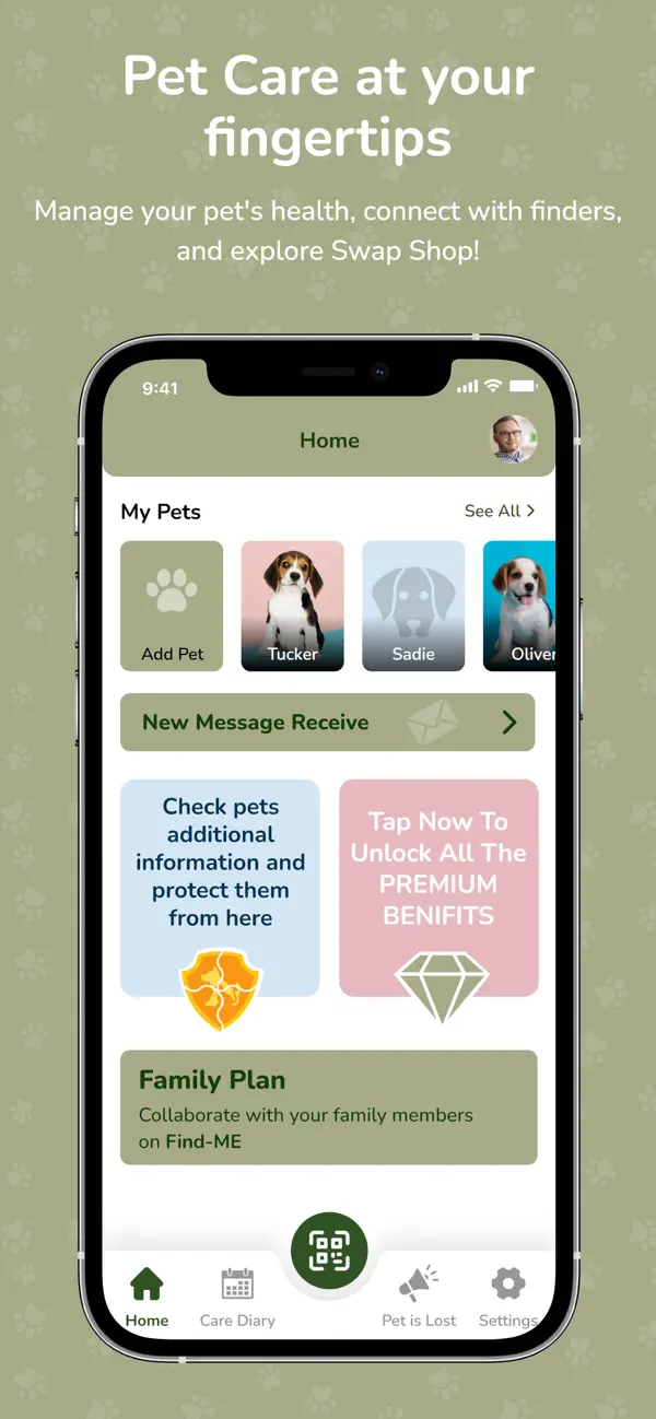 Screenshot #1 pour Find-Me : Pet Track & Care
