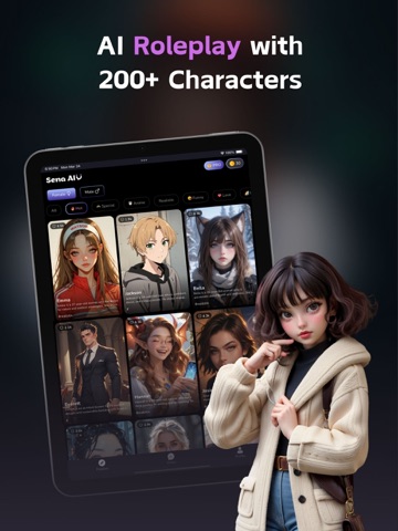 AI Girlfriend, AI Boyfriend iPad screenshot